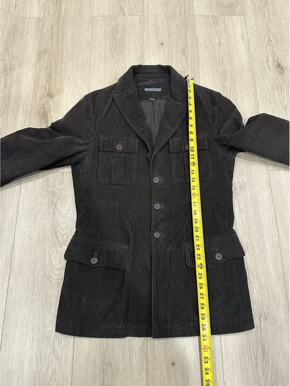 John Varvatos Collection Jacquard Corduroy Jacket Blazer 48EU/38US Made In Italy